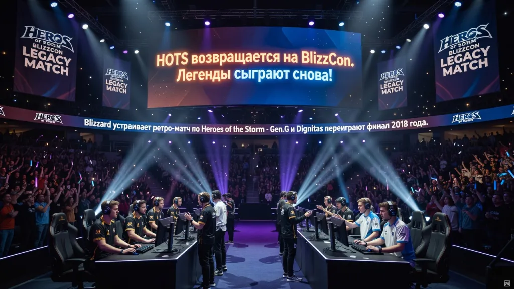 HOTS возвращается на BlizzCon. Легенды сыграют снова!