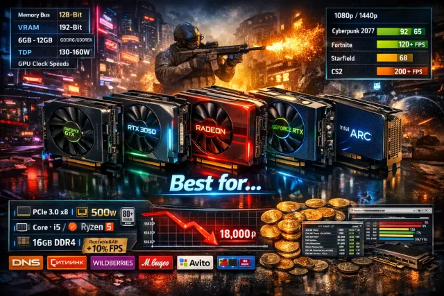 Купить видеокарту недорого: подробный обзор, сравнение характеристик, рекомендации по выбору и покупке, производительность в играх, совместимость с ПК и советы перед заказом